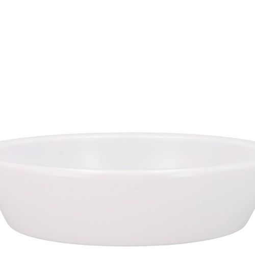 Keramik Schale Niedrig weiss D25cm H06cm