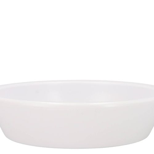 Keramik Schale Niedrig weiss D25cm H06cm