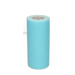 Dekostoff Band 150mm Tule hellblau 23m