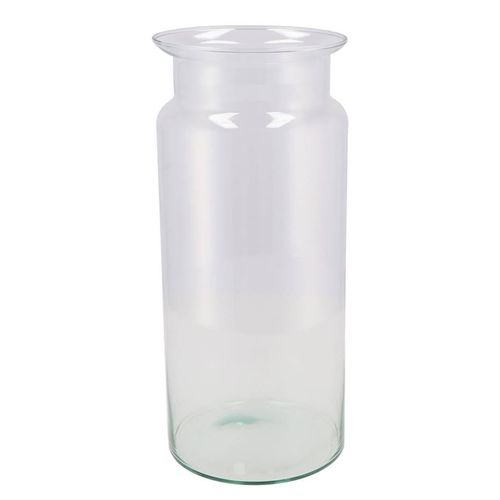 Glas Vase Milchkanne Öko D15cm H40cm