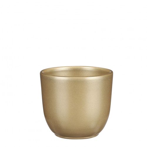 Keramik Tusca Gold D10cm H9cm