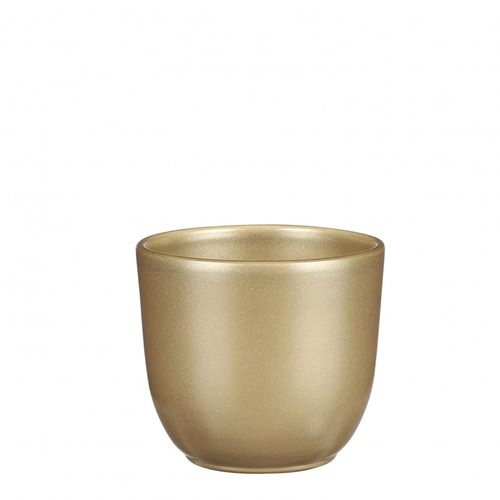 Keramik Tusca Gold D10cm H9cm