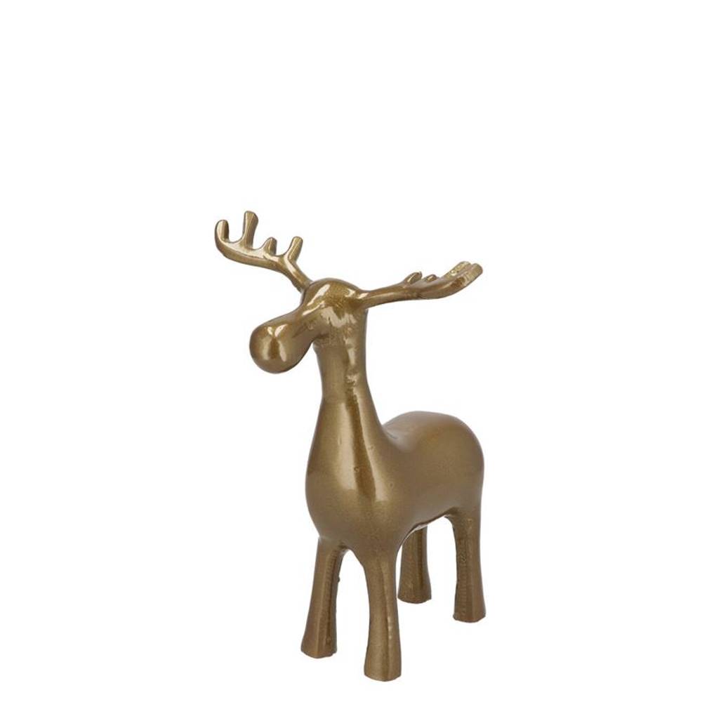 Elch Hawley gold 08x08x09cm