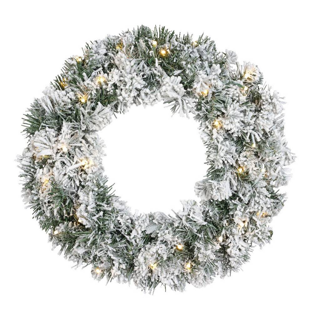 LED Kränze Schnee D50cm