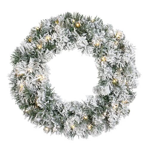 LED Kränze Schnee D50cm