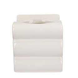 Keramik Übertopf Wave weiss D16/13.5x14cm
