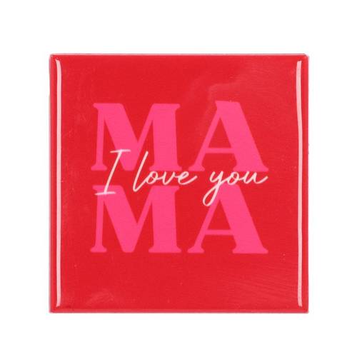 Fliese Mama rot 10x10x01cm