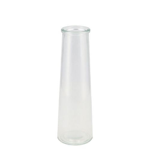 Glas Flasche Klar D08cm H25cm