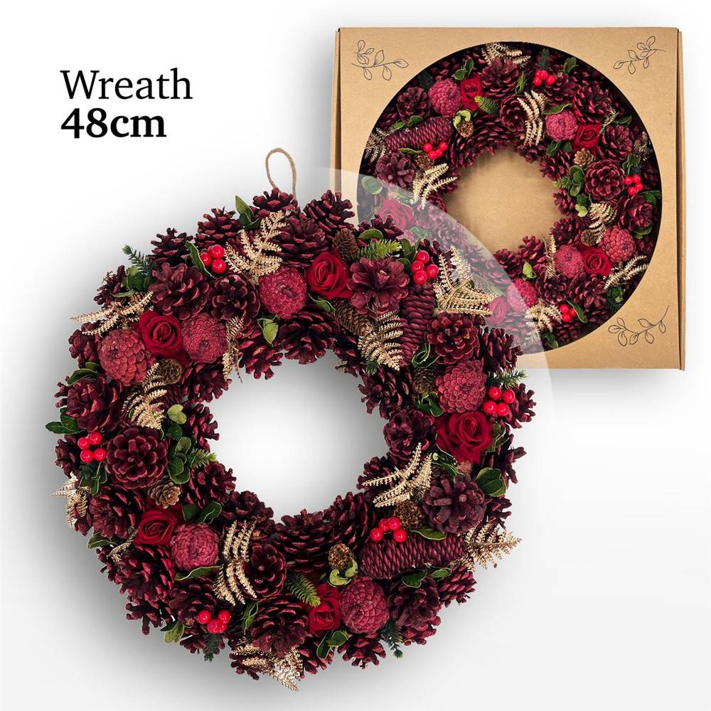 Kranz Forrest rot D48cm