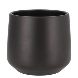 Keramik Übertopf Berlin schwarz D18cm H18cm