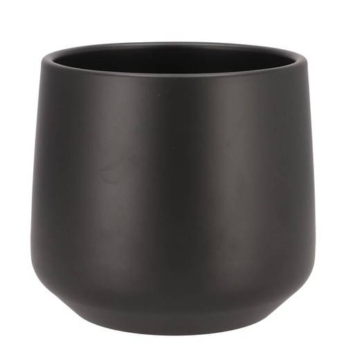 Keramik Übertopf Berlin schwarz D18cm H18cm