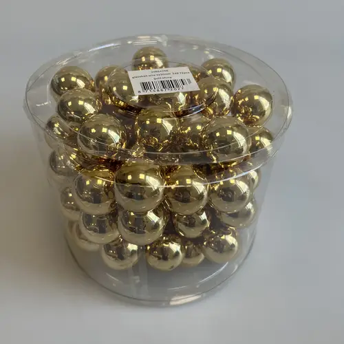 Kugel auf Draht gold D03cm x72