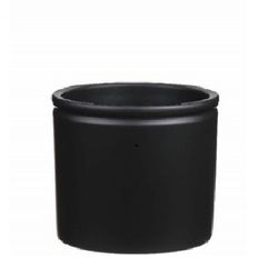 Keramik Orchidee Übertopf Lex schwrz D14cm H13cm