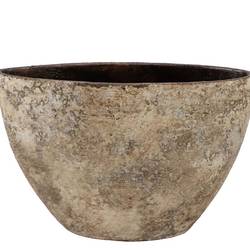 Keramik Schale Batu sand 38x19x28cm