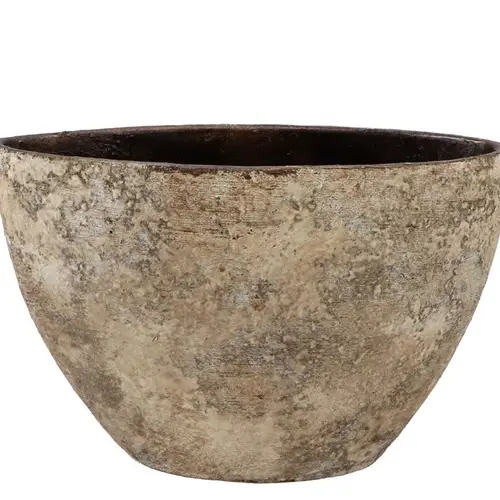 Keramik Schale Batu sand 38x19x28cm