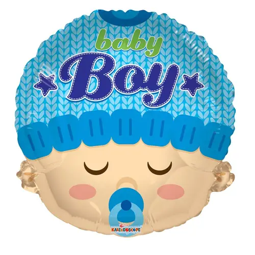 Ballon Baby Boy blau D45cm