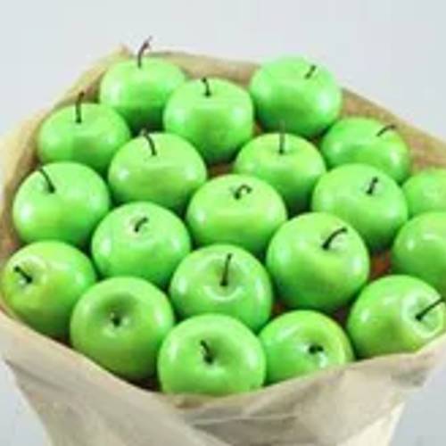 Trocken Apfel auf Stab grün L55cm x20