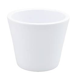 Übertopf Orchidee Glossy weiss D14cm H12cm