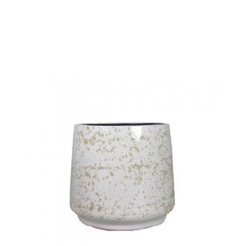 Keramik Übertopf Roxy grau 14/15x13cm
