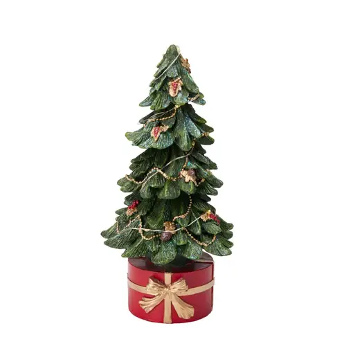 LED Weihnachtsbaum grün D14cm H28cm