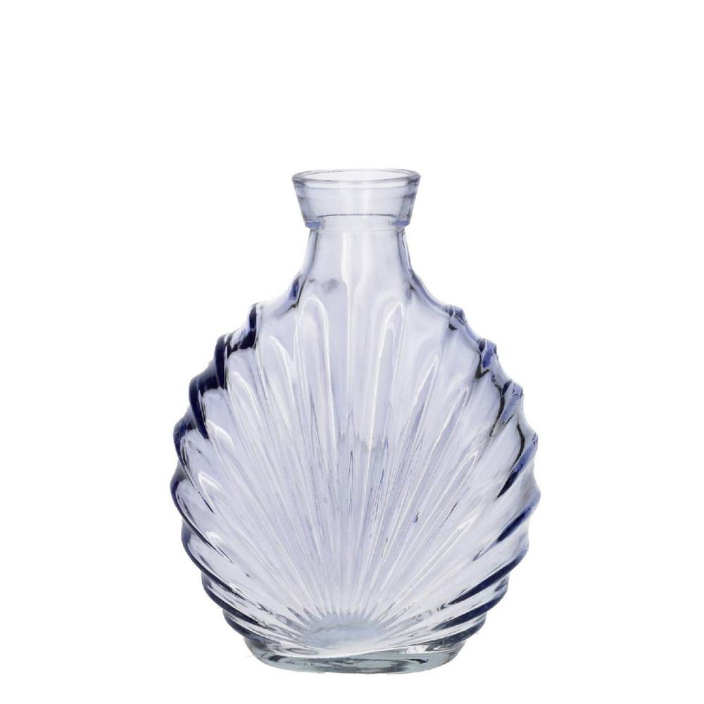 Glas Flasche Shelia lila D12.5cm H17cm 