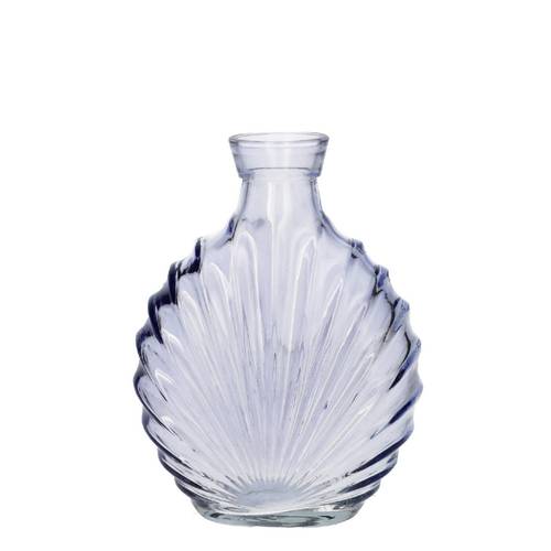 Glas Flasche Shelia lila D12.5cm H17cm 