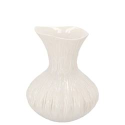 Keramik Vase Mirre weiss 14x14x18cm