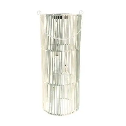 Solar Laterne Glitz grün D18cm H45cm