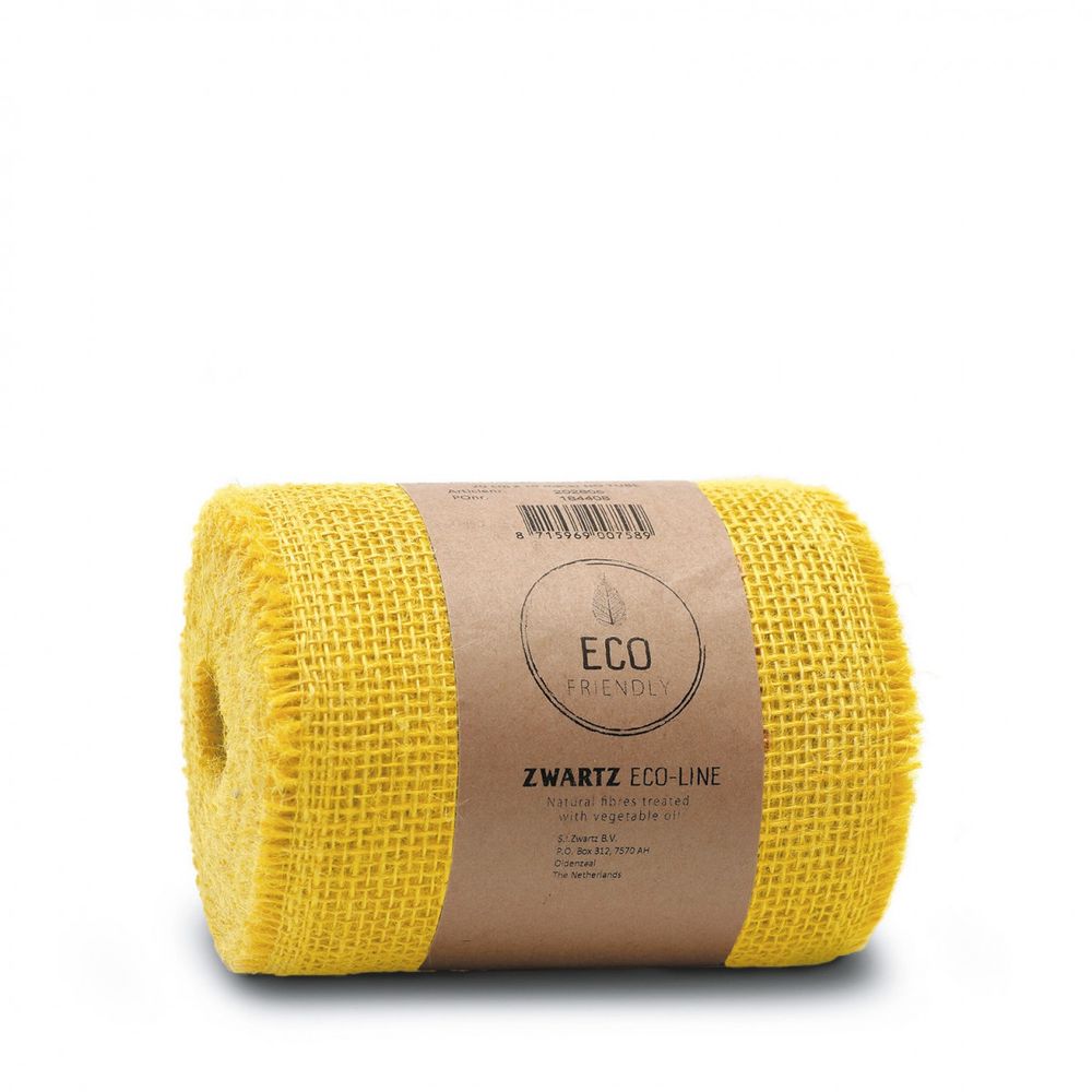 Band Jute gelb 150mm 10m