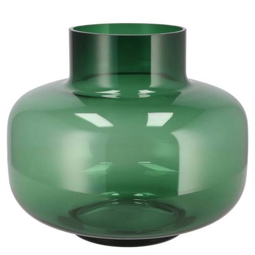 Glas Vase Filou dunkel grün D30cm H25cm