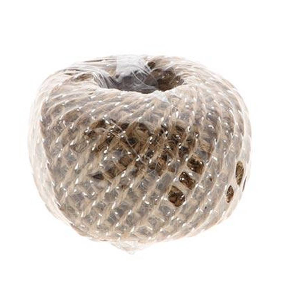 Drahtseil Jute silber 50g