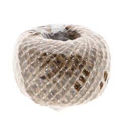 Drahtseil Jute silber 50g