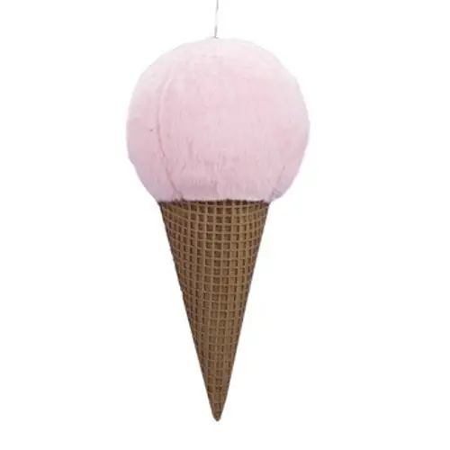 Hänger Eis rosa 33cm