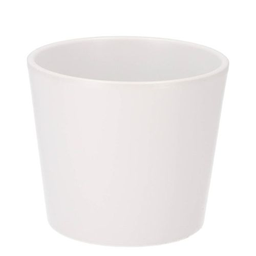 Keramik Orchidee Übertopf weiss D13 cm
