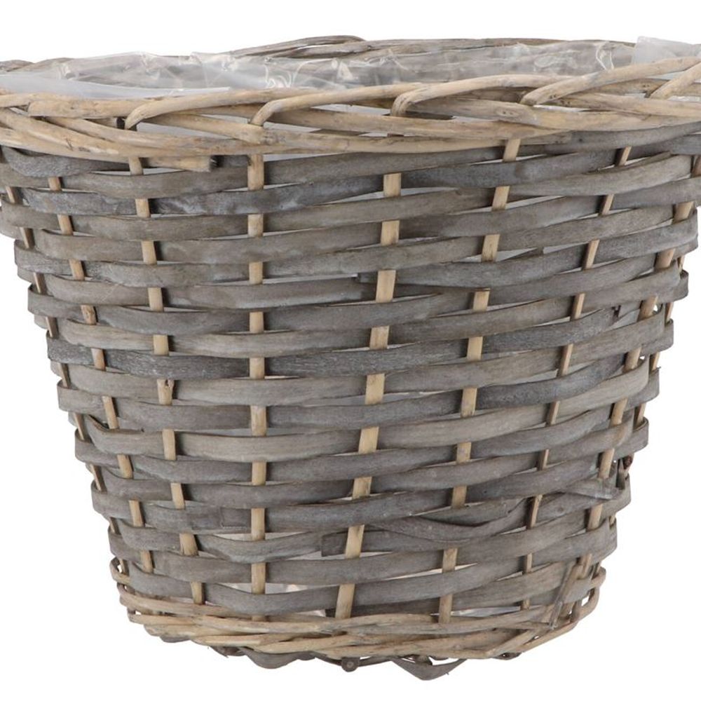 Korb Rund grau D30cm H23cm