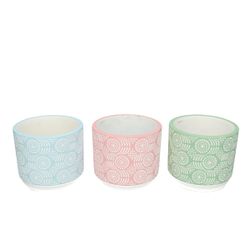 Keramik Übertopf Varese mix D12.5cm H10.5cm