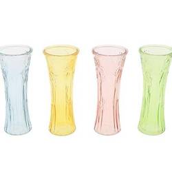 Glas Vasen Tulpe mix D08cm H20cm