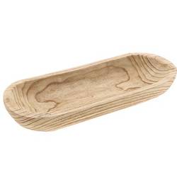 Holz Teller Ligno braun 60x22x07cm