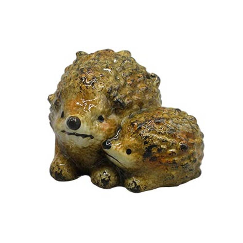 Igel Familie braun 10x08x06cm