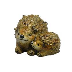 Igel Familie braun 10x08x06cm