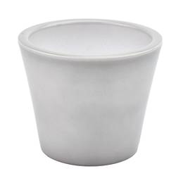 Keramik Übertopf Orchidee Glossy hell grau D14cm H12cm