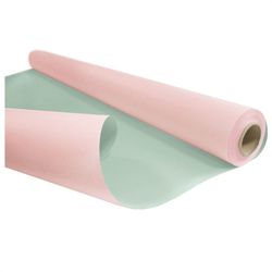 Papier Rolle 80cm Duo rosa/grün 60gr 40m