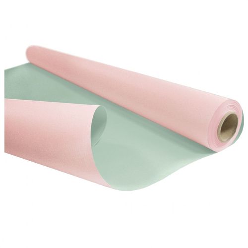 Papier Rolle 80cm Duo rosa/grün 60gr 40m