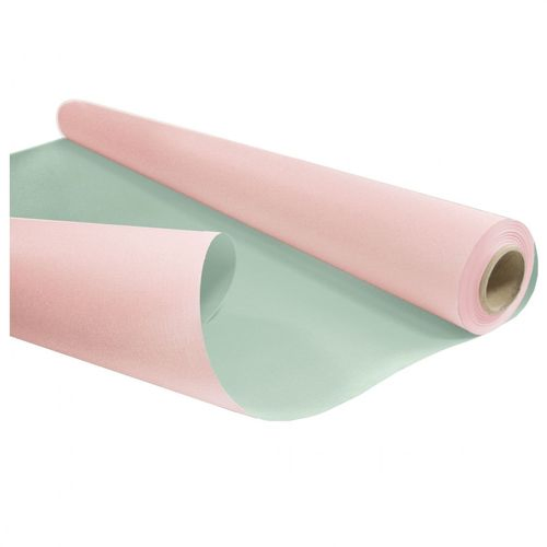 Papier Rolle 80cm Duo rosa/grün 60gr 40m
