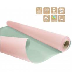 Papier Rolle 80cm Duo rosa/grün 60gr 40m