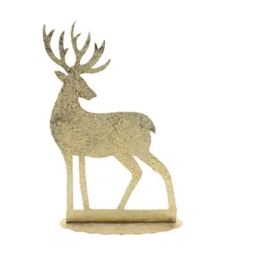Hirsche Lucca gold D32cm H48cm