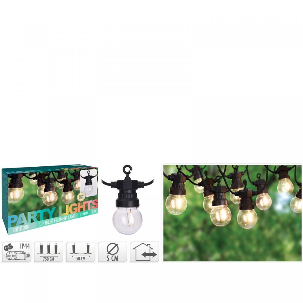 Outdoor LED Girlande 10lmp l7.5m