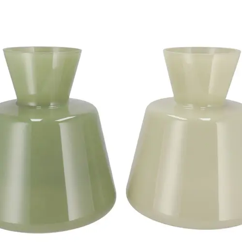 Glas Vase Beau grün mix 30x30x32cm