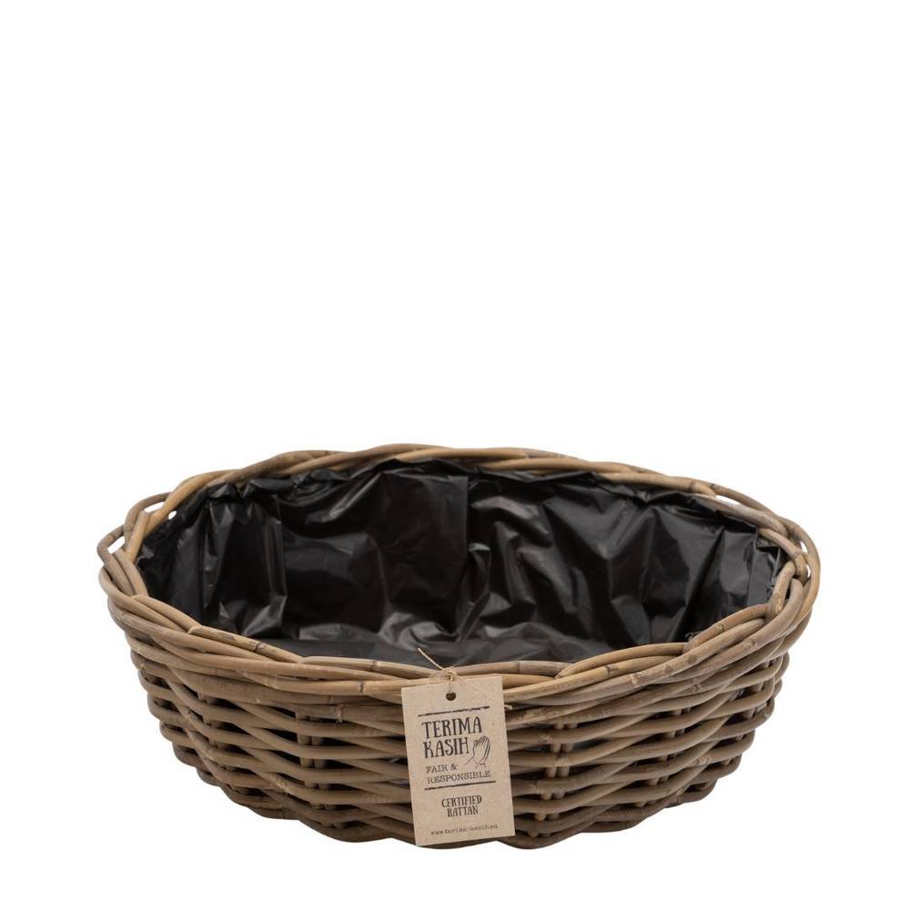 Korb Terima Schale braun D40cm H13cm