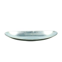 Melamine Schale silber oval 40/17x6cm 